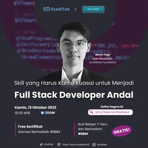 webinar full stack developer handal
